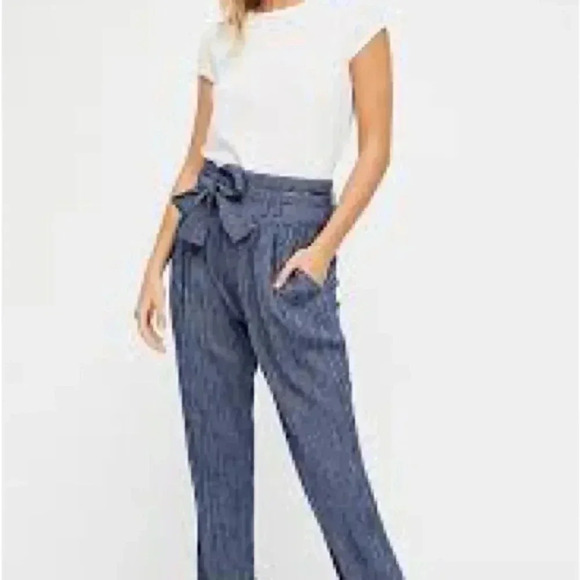 Free People | Day to Night Pinstripe  Pants - Picture 1 of 12